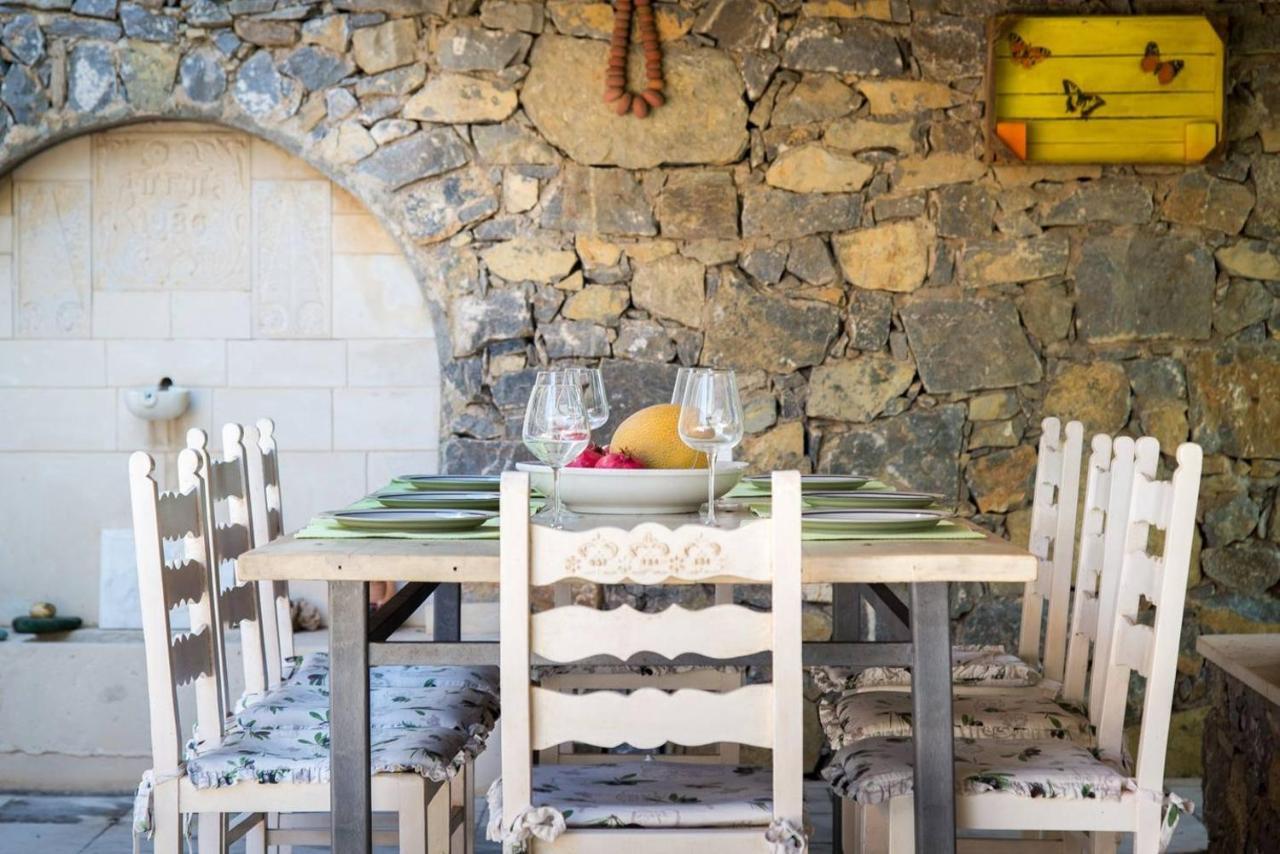 Authentic Cretan Stone Windmill Villa Sitia  Dış mekan fotoğraf