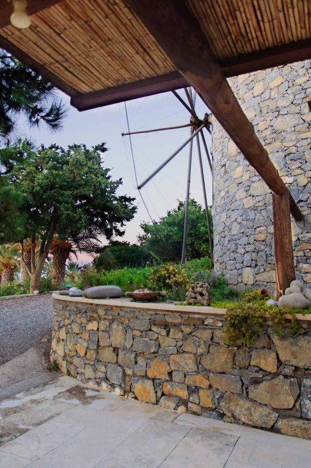 Authentic Cretan Stone Windmill Villa Sitia  Dış mekan fotoğraf