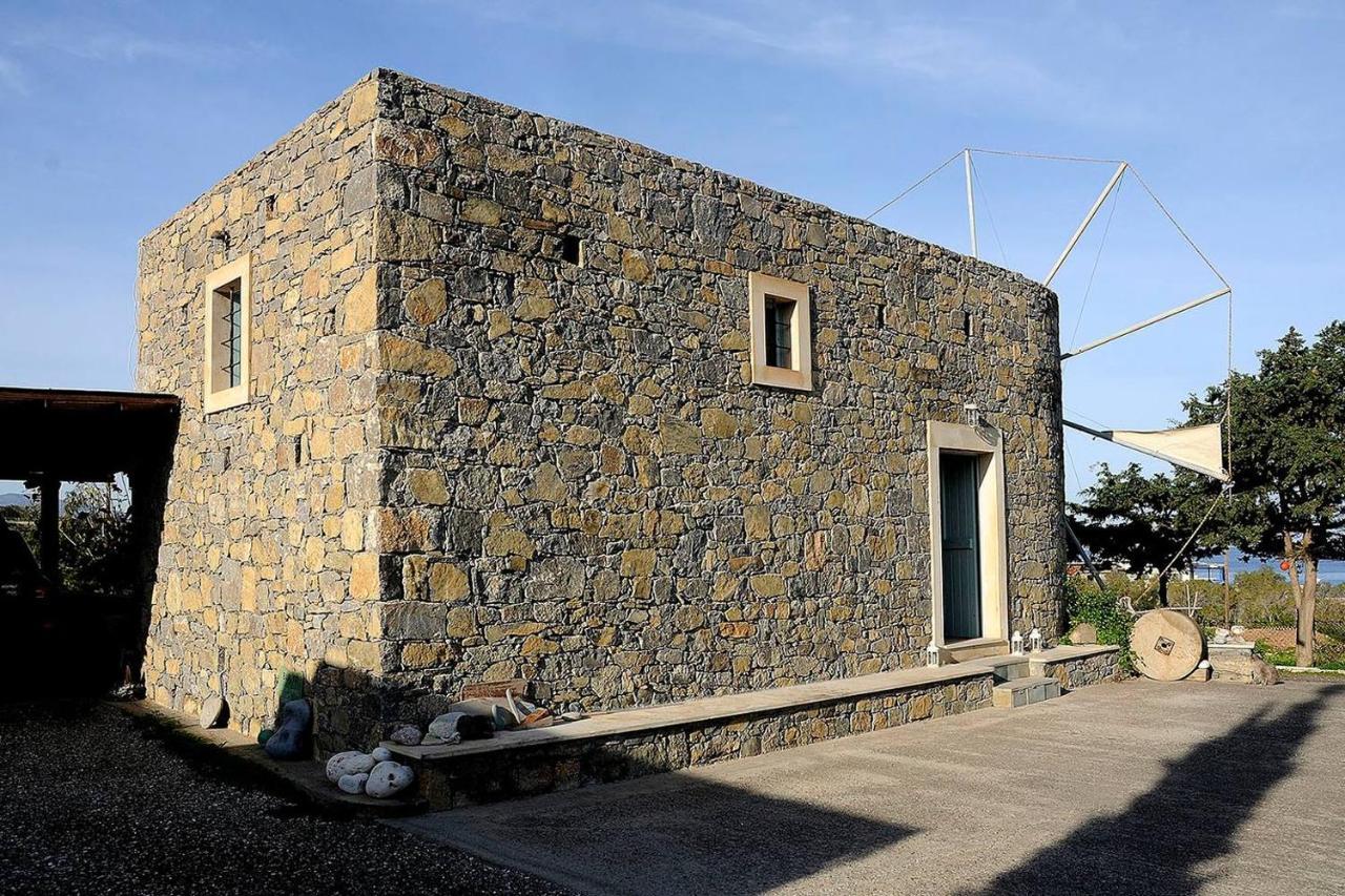 Authentic Cretan Stone Windmill Villa Sitia  Dış mekan fotoğraf